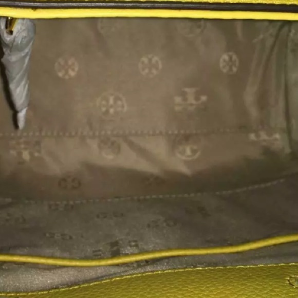 Tory Burch Thea yellow mini size backpack leather - Picture 6 of 8